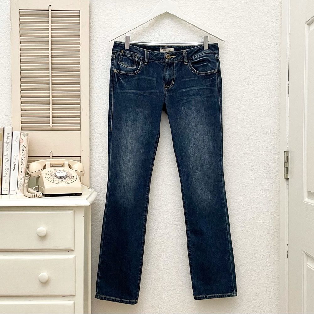 CAbi Blue Moon Indie Style Straight Leg Stretch Denim jeans. Style# 514,…